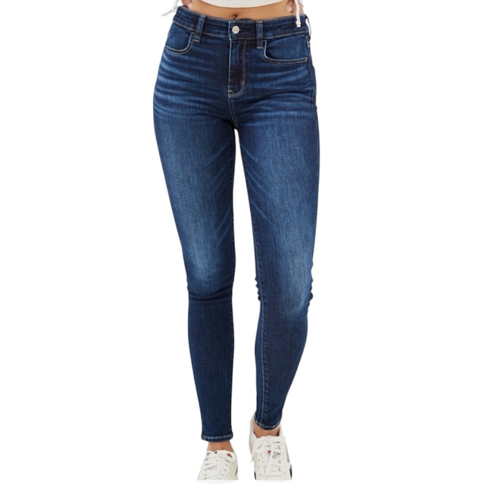 American Eagle Next Level Stretch High Rise Blue Jegging Skinny Jeans